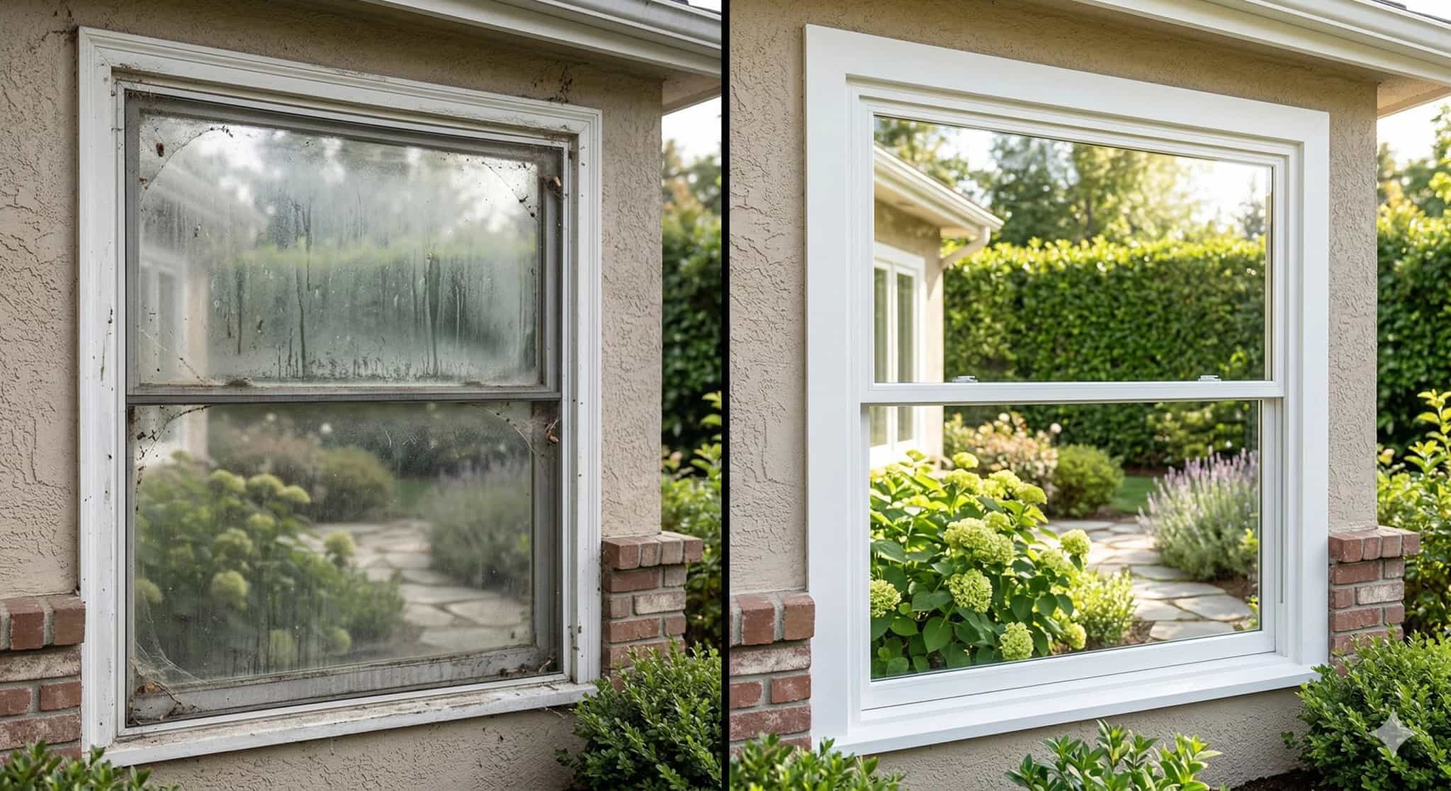 Serv1sland exterior window-cleaning service visual
