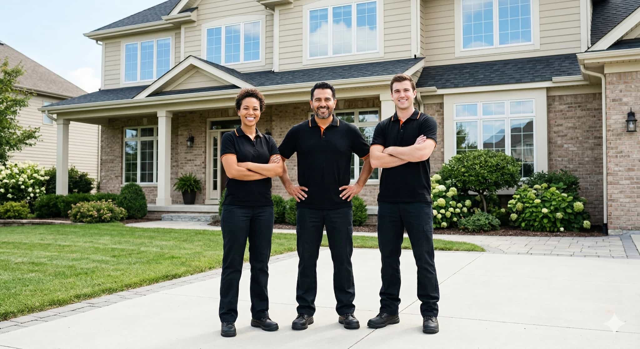 Serv1sland professional cleaning team