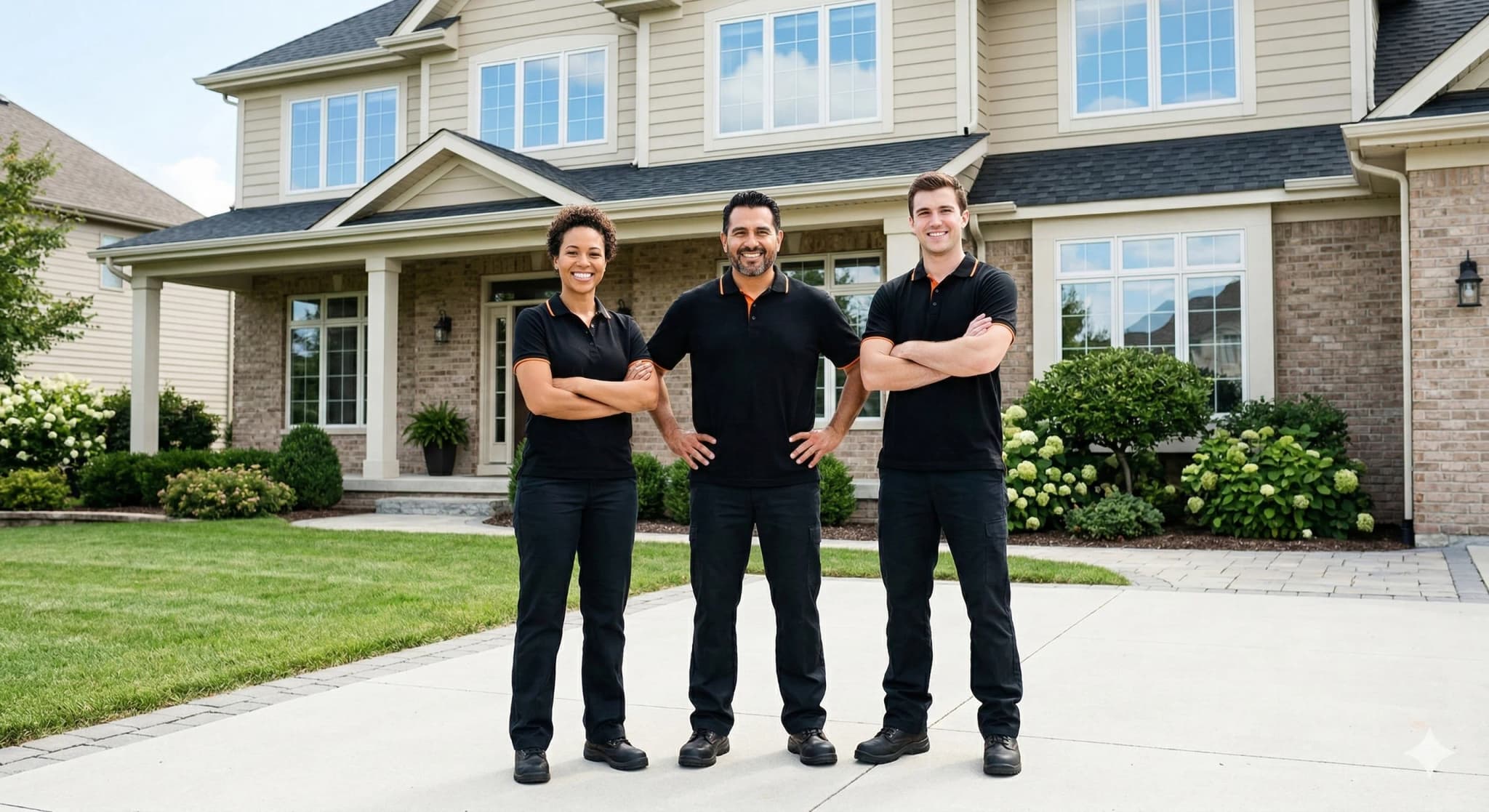 Our cleaning team at work